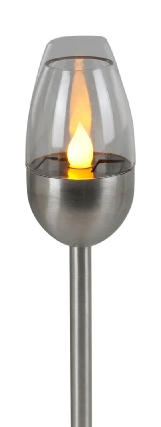 buri solar led gartenleuchte außen 38,5 cm
