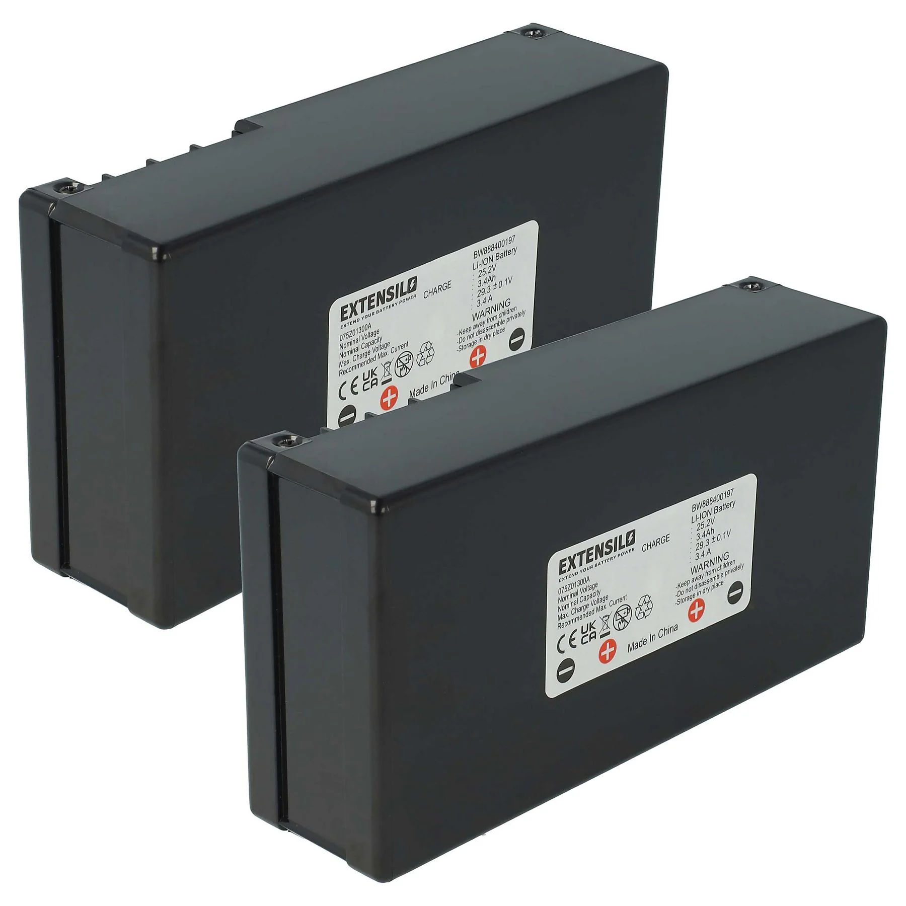 EXTENSILO 81890 Li-Ion Rasenroboter-Akku 3400 mAh
