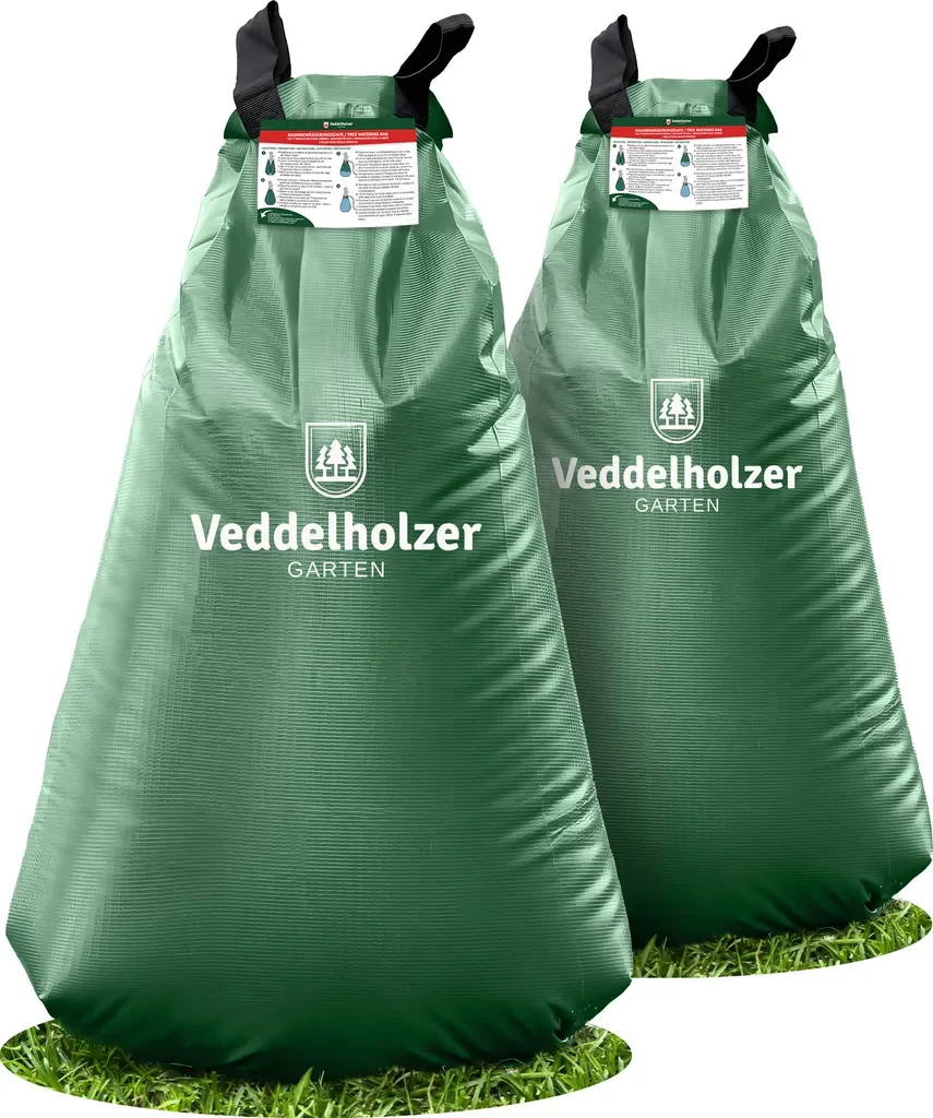 veddelholzer baumbewässerungssack 2x75l mit reißverschluss wetterfest