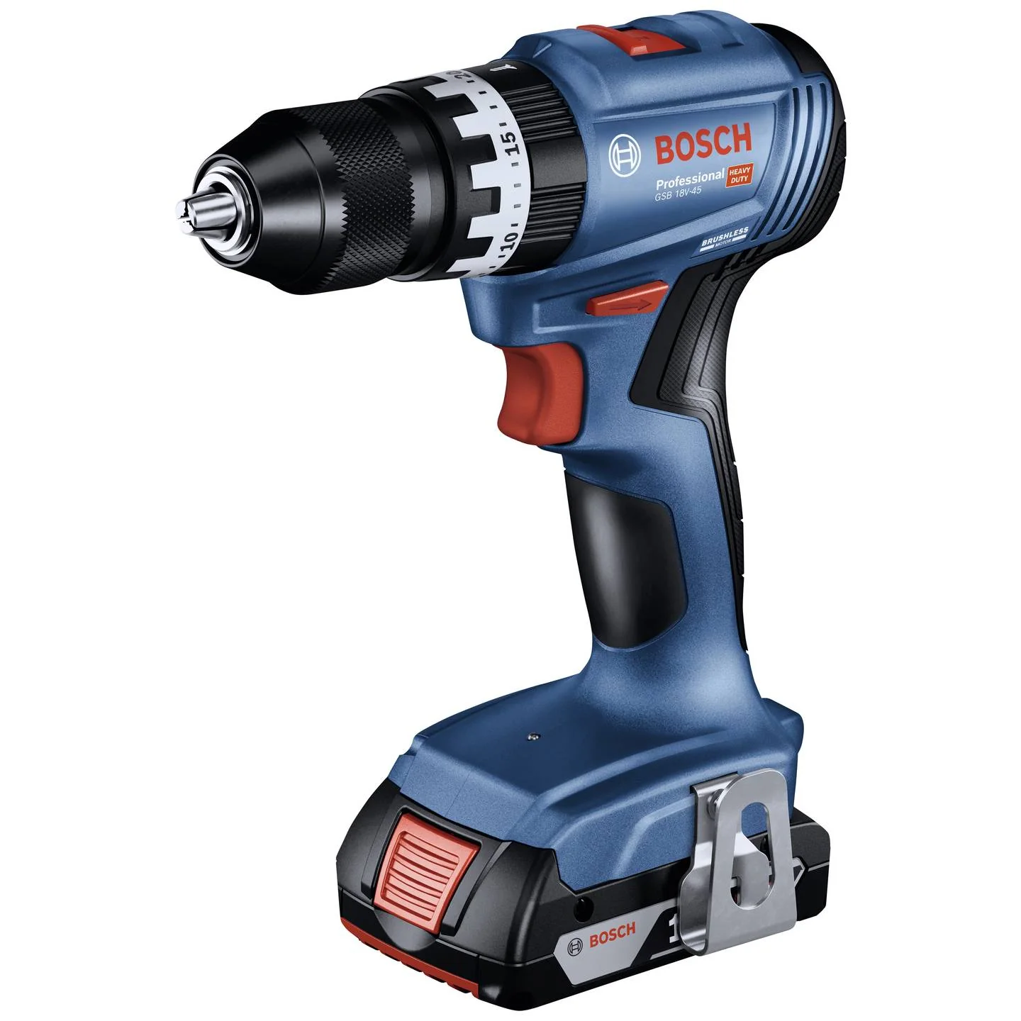 Bosch Professional GSB 18V-45 bürstenloser Akku-Schlagbohrschrauber