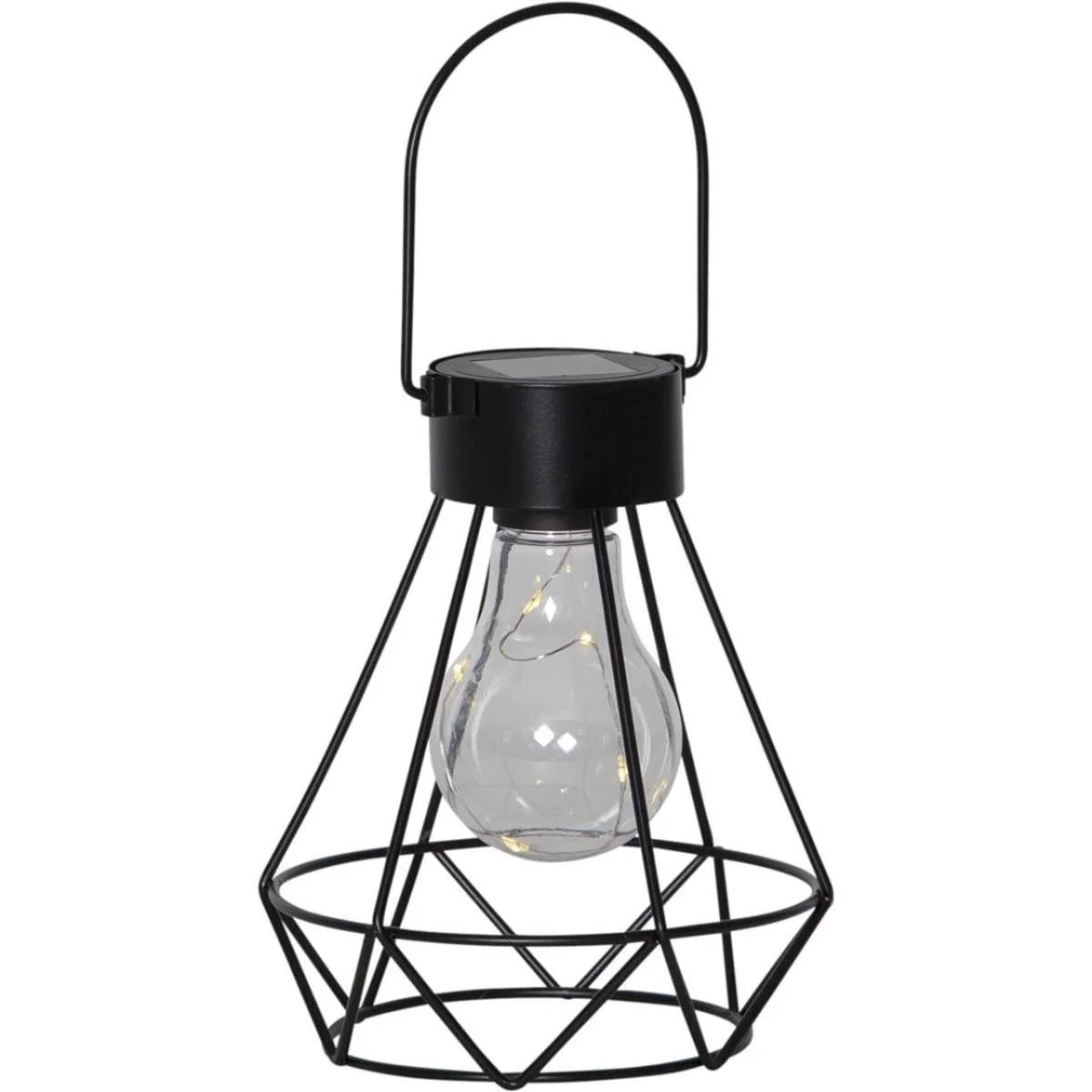 star trading eddy solar laterne 5 warmweiße leds 15,5 cm lichtsensor