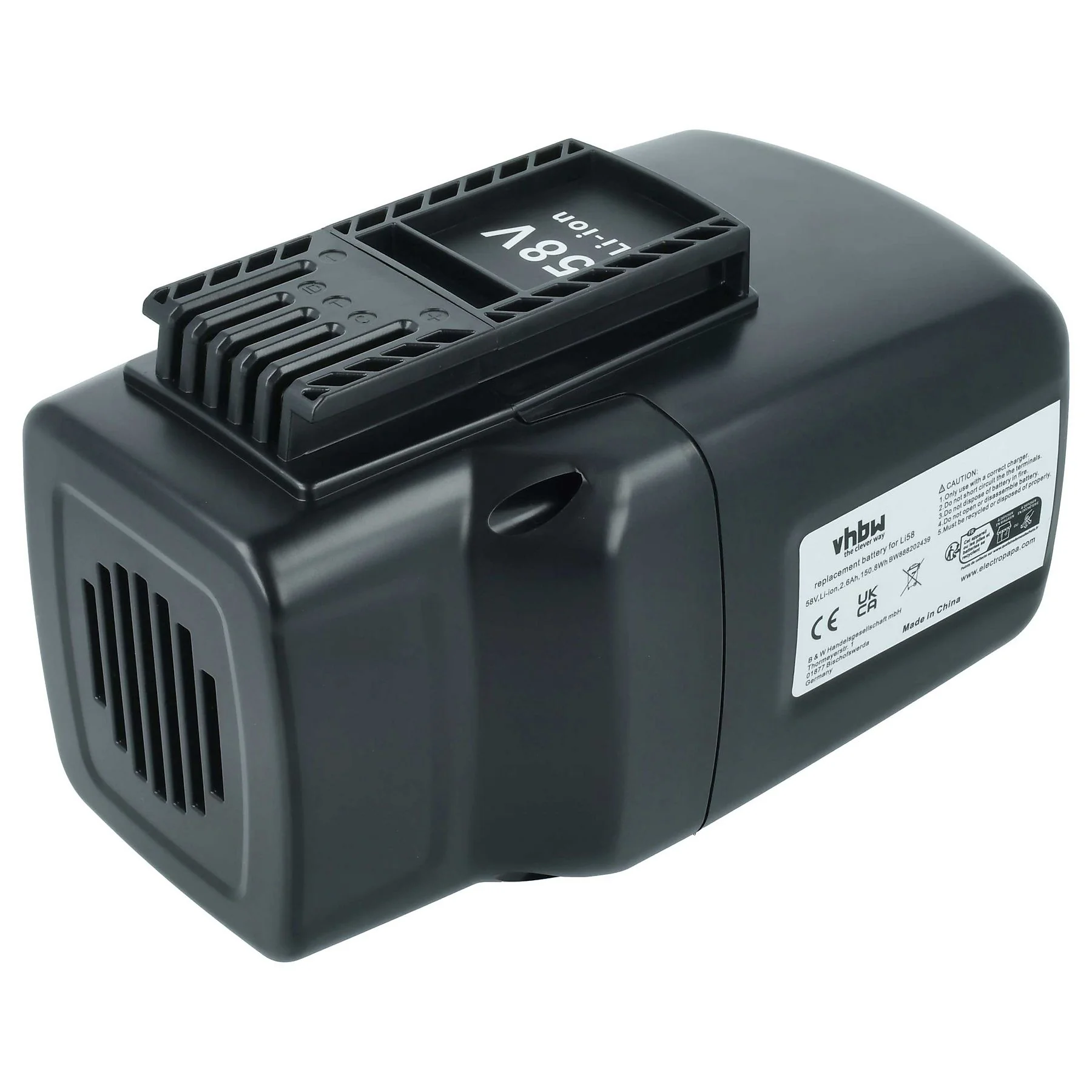 VHBW 89336 Rasenroboter Akku Li-Ion 2600 mAh Ersatzakku