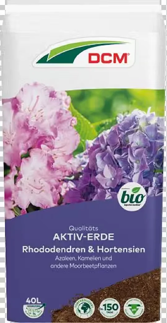 CUXIN DCM Aktiv Erde Rhododendren und Hortensien Erde 40 l