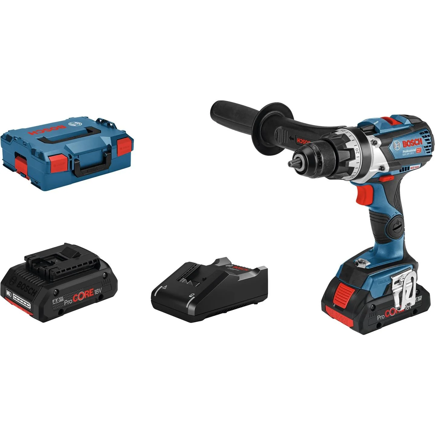 Bosch Professional GSR 18V 110C Akku-Bohrschrauber 4.0Ah 2xAkku Koffer