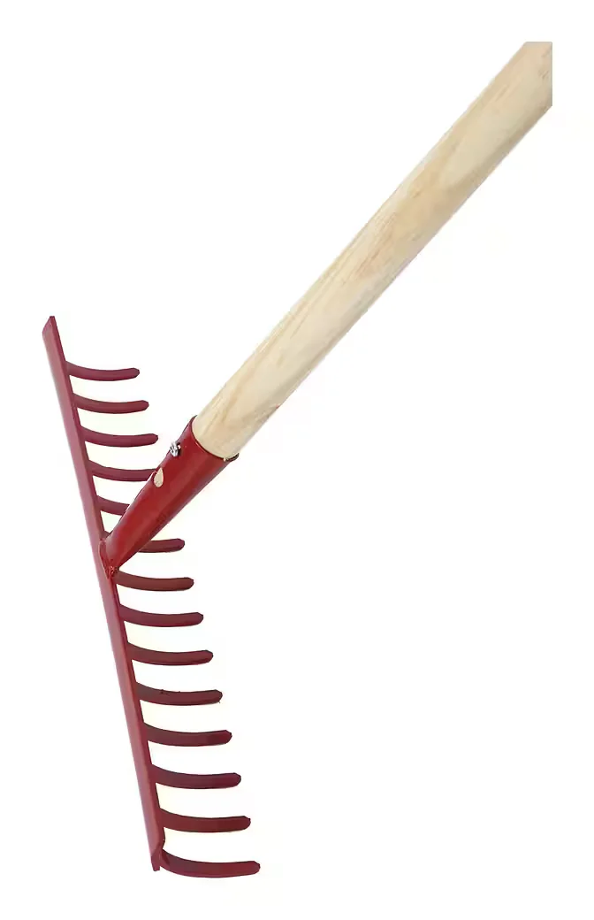 floraworld gartenrechen classic stahl 14 zinken kiefernstiel 35 cm