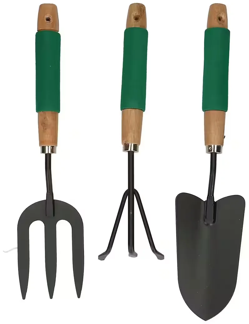 warenhandel könig gartenset 3tlg pflanzschaufel grabegabel handrechen