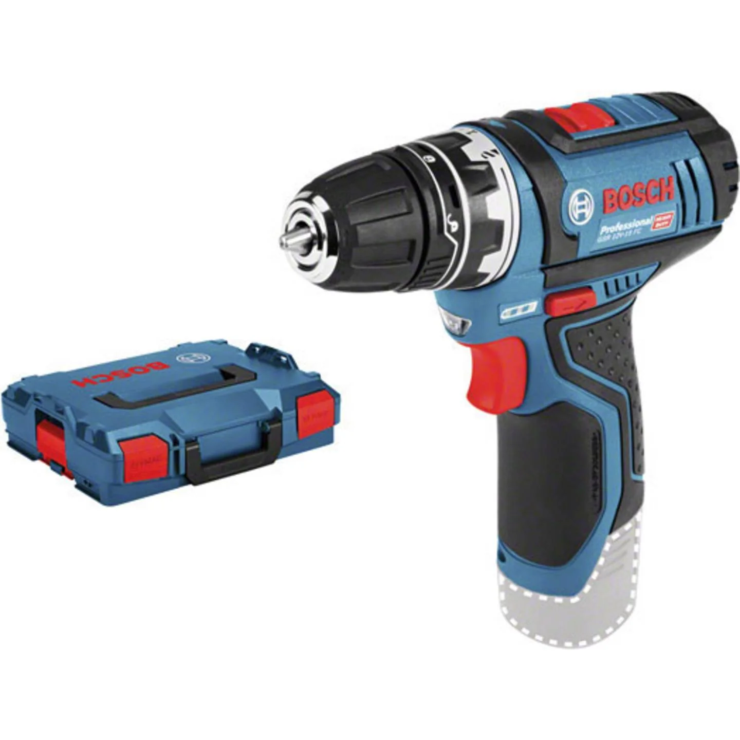 Bosch Professional GSR 12V-15 FC Akku-Bohrschrauber 12V Li-Ion Solo