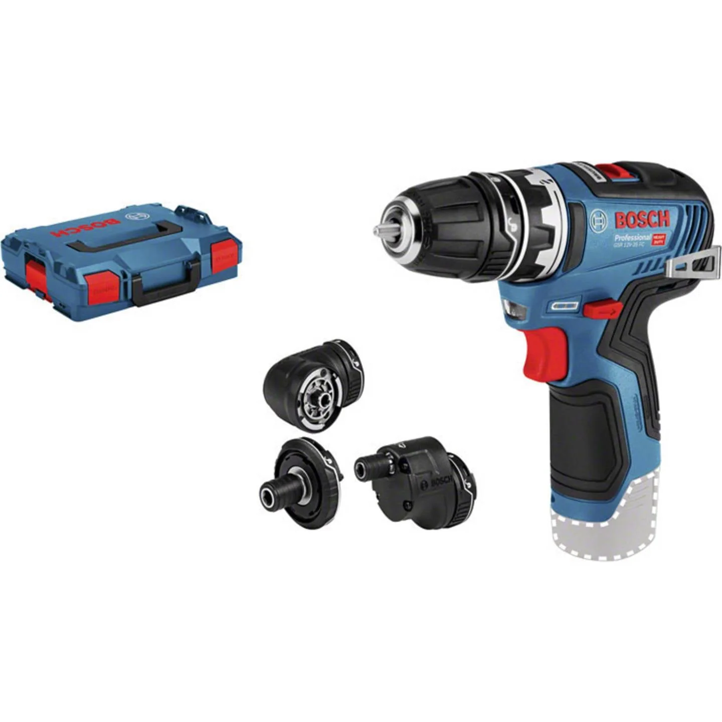 Bosch Professional GSR 12V-35 FC Akku-Bohrschrauber, Koffer, ohne Akku