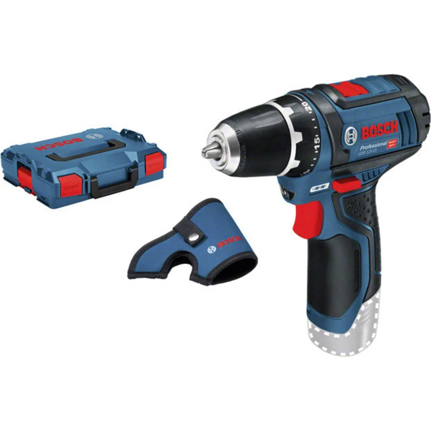 Bosch Professional GSR 12V-15 060186810D Akku-Bohrschrauber 12V Li-Ion