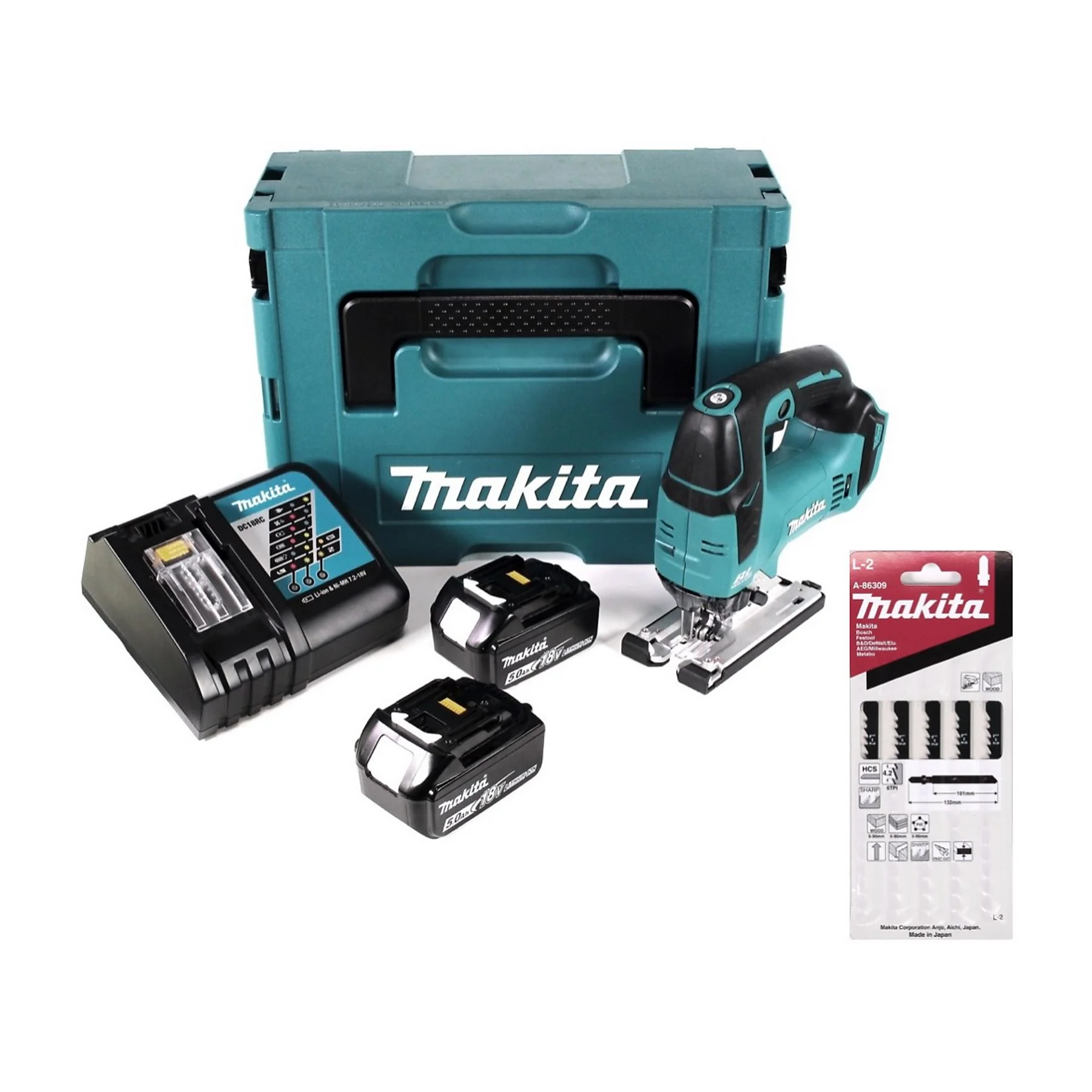 Makita DJV182RTJ Stichsäge mit Koffer