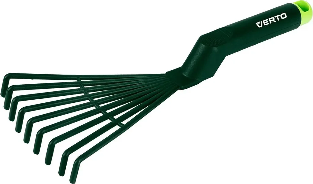 verto fächerbesen 31 cm pp 9 zinken handrechen robust
