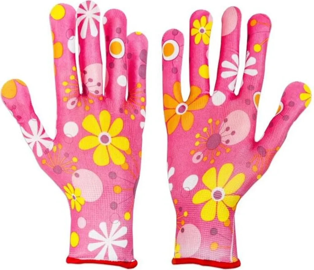 gartenhandschuhe damen pink blumen arbeit größe 10 xl