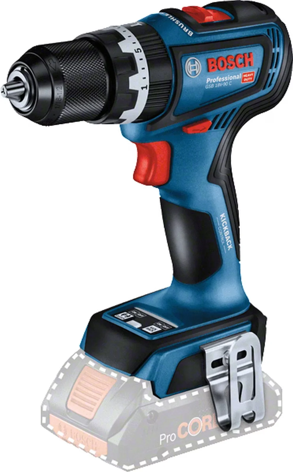 Bosch Professional GSB 18V-90 Akku Schlagbohrschrauber
