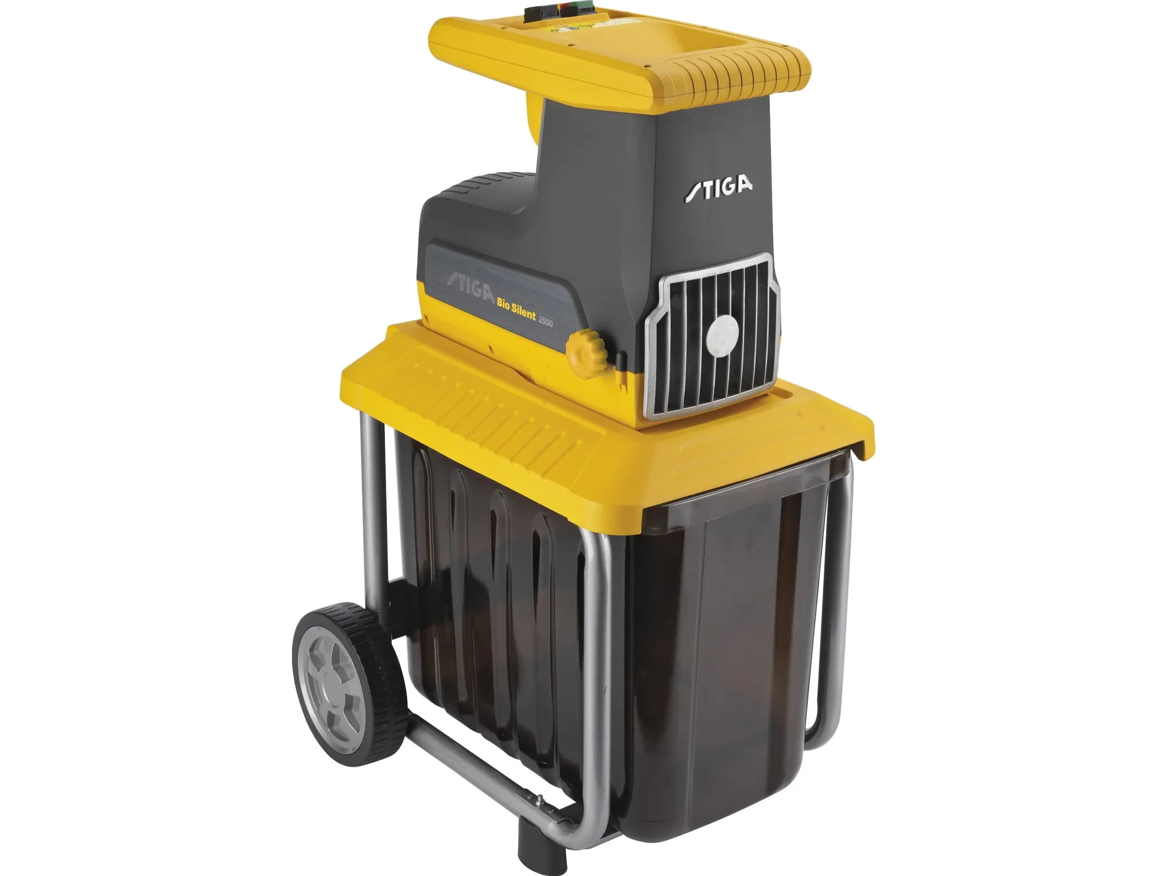 Stiga Elektro Häcksler Bio Silent 2500 leise Gartenabfall Zerkleinerer