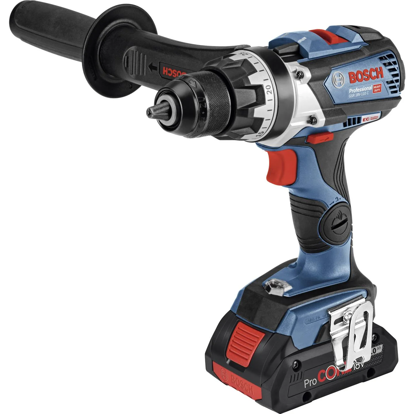 Bosch Professional GSR 18V 110 C Akku-Bohrschrauber ohne Akku Li-Ion