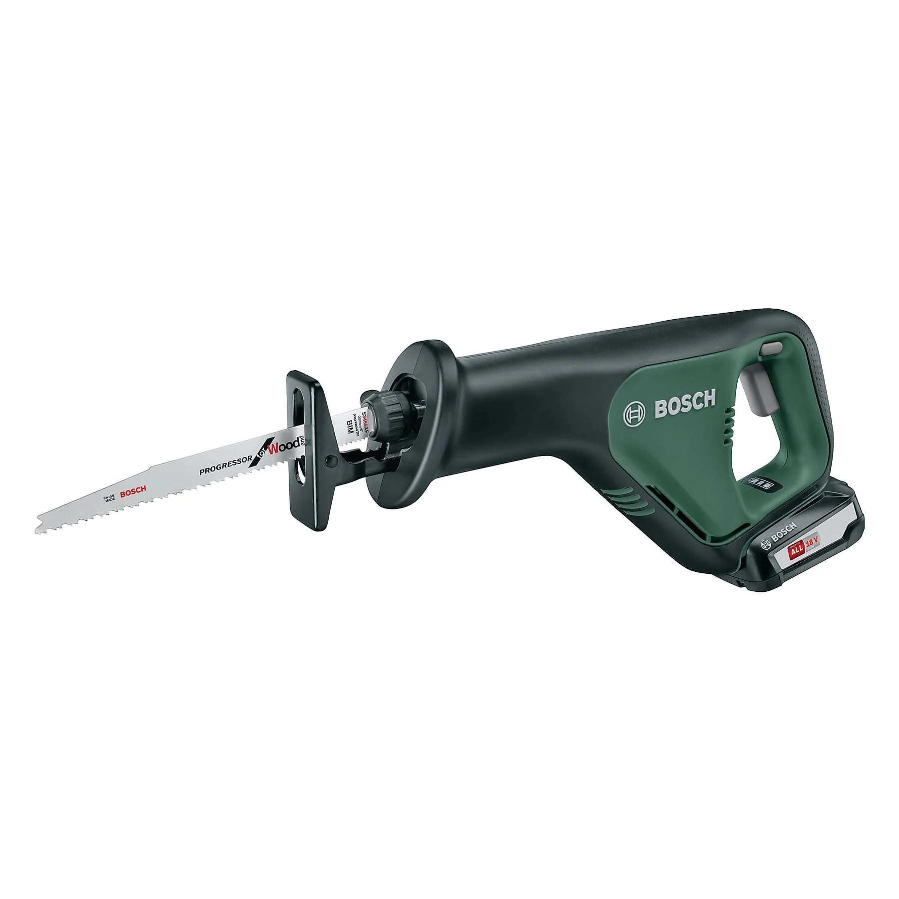 BOSCH ADVANCEDRECIP Säbelsäge mit 1x Akku, grün schwarz